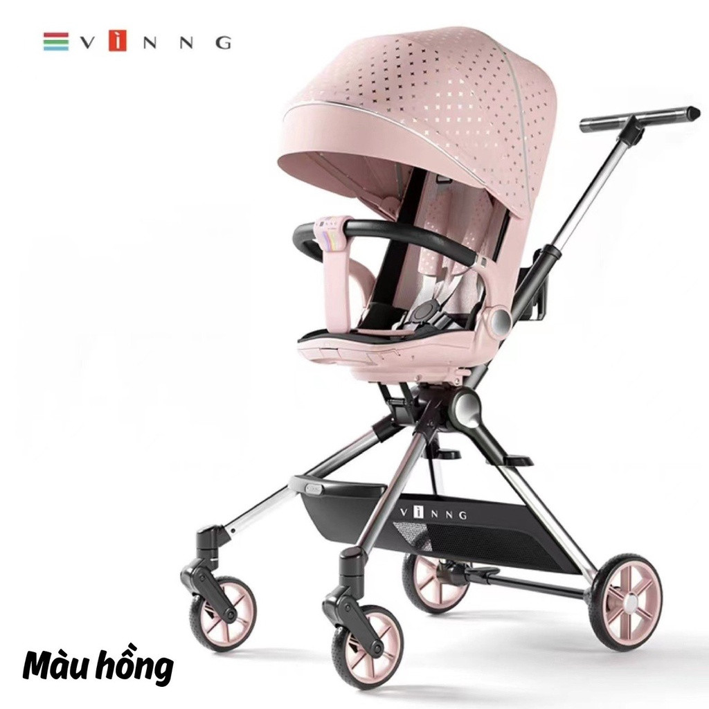 Xe đẩy du lịch gấp gọn đảo chiều Vinng Q7 cho bé