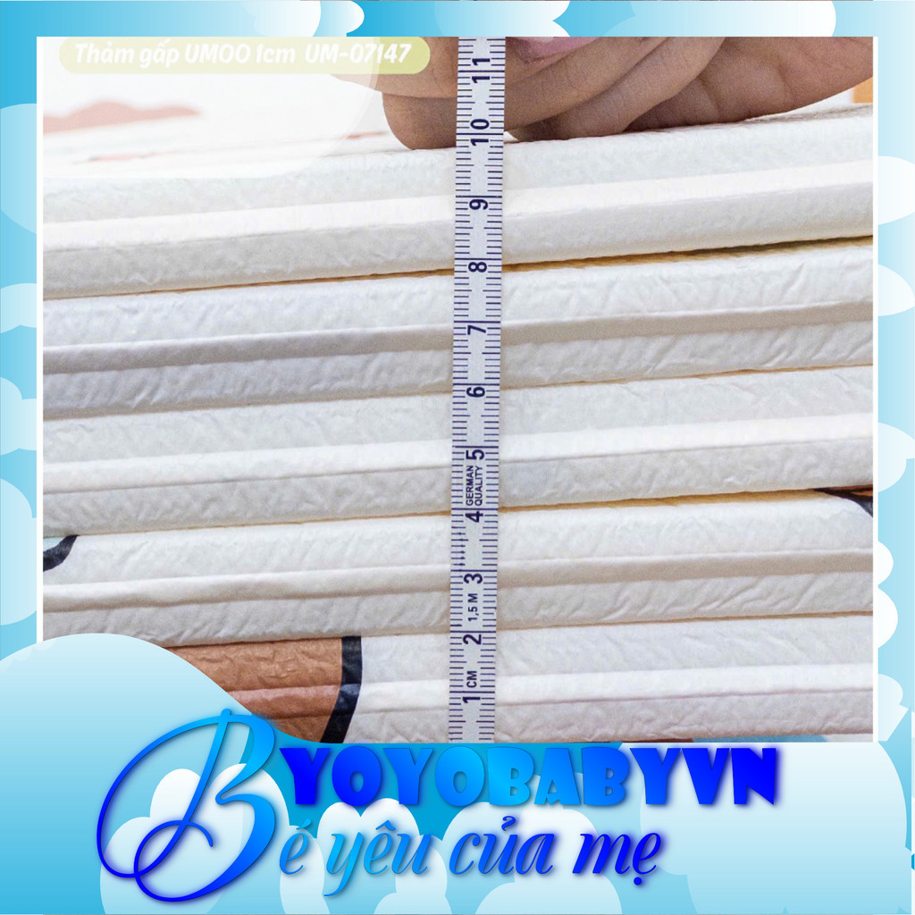 Thảm xốp gấp gọn Umoo chính hãng cho bé dày 1cm
