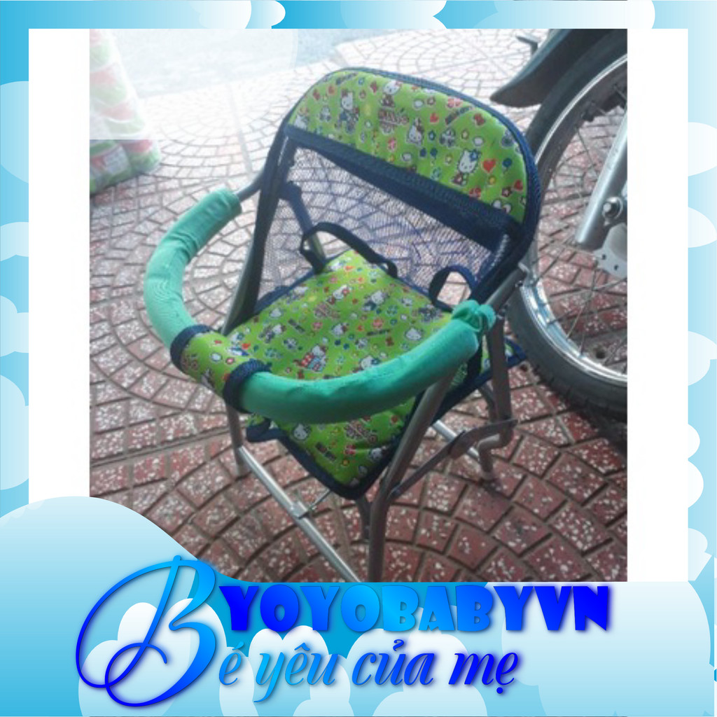 Ghế ngồi xe máy có vòng xếp gọn xe số |YoYo Baby