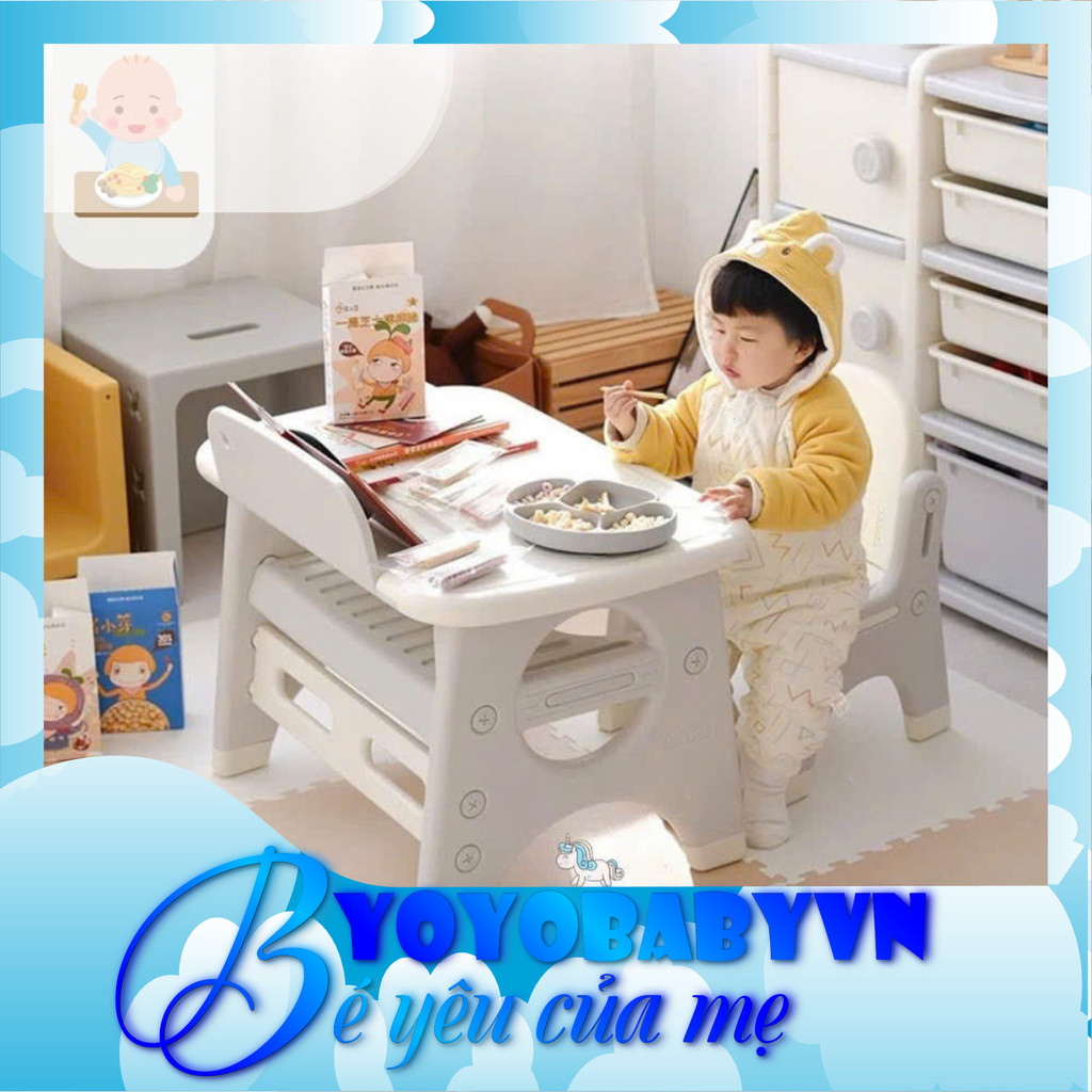 Bộ bàn ghế trẻ em Khủng Long đa năng FINLEY |YoYo Baby