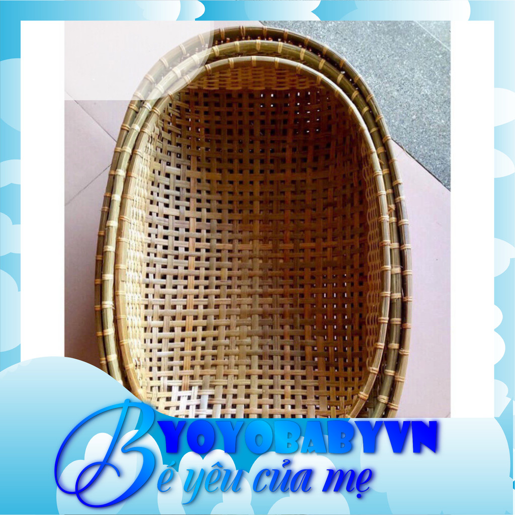 Nôi tre cho bé nằm võng - rổ tre để võng cho bé
