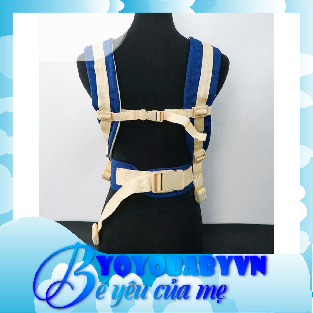 Địu bé Gluck Baby 4 trong 1 GP-708 màu xanh Navy |YoYo Baby
