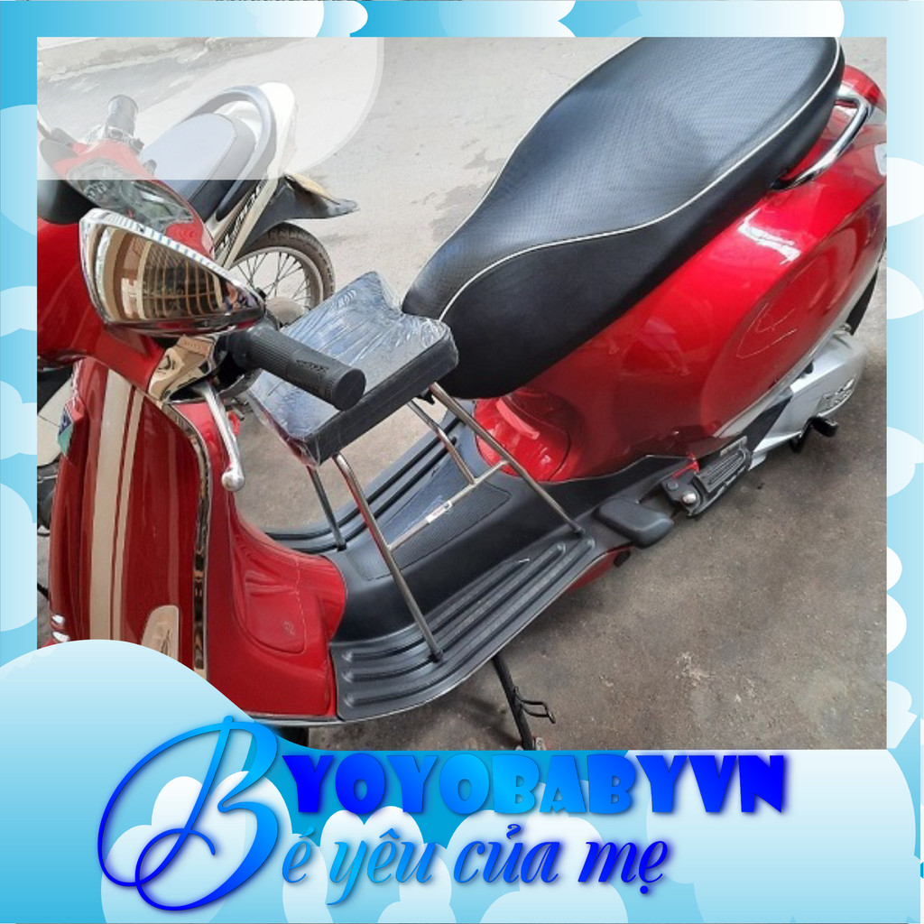 Ghế ngồi xe máy không tựa cho bé ra ngoài