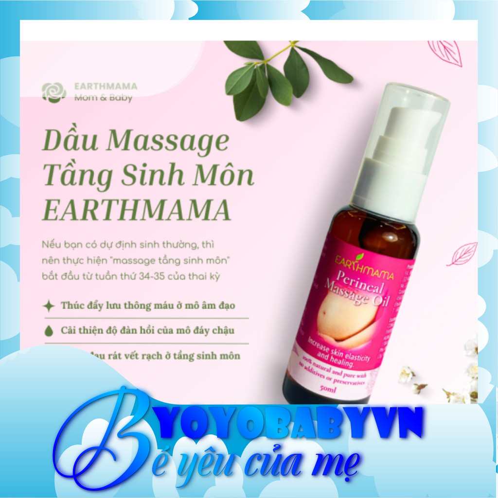 Dầu Massage Tầng Sinh Môn EARTHMAMA 50ML