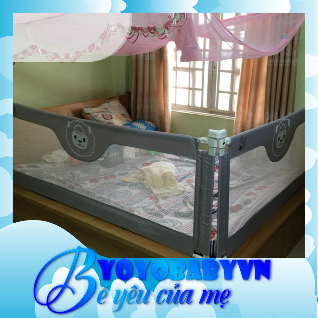 (BẢN NÂNG CẤP UMOO UM-088 2021) Thanh chặn giường/ chắn giường UMOO an toàn cho bé |YoYo Baby