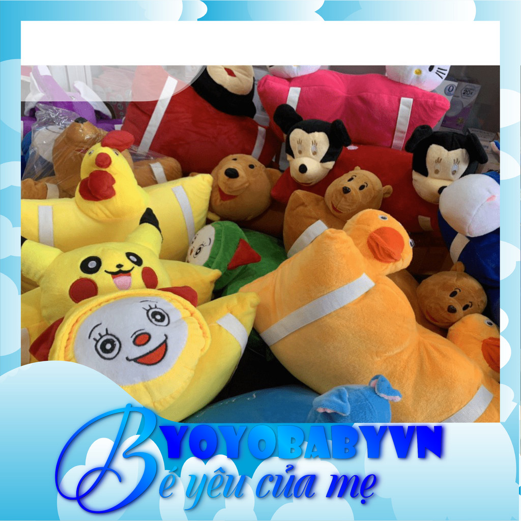 [1 Đầu Thú] Gối Đi Xe Máy Cho Bé - Gối Đi Xe Máy An Toàn Cho Bé |YoYo Baby